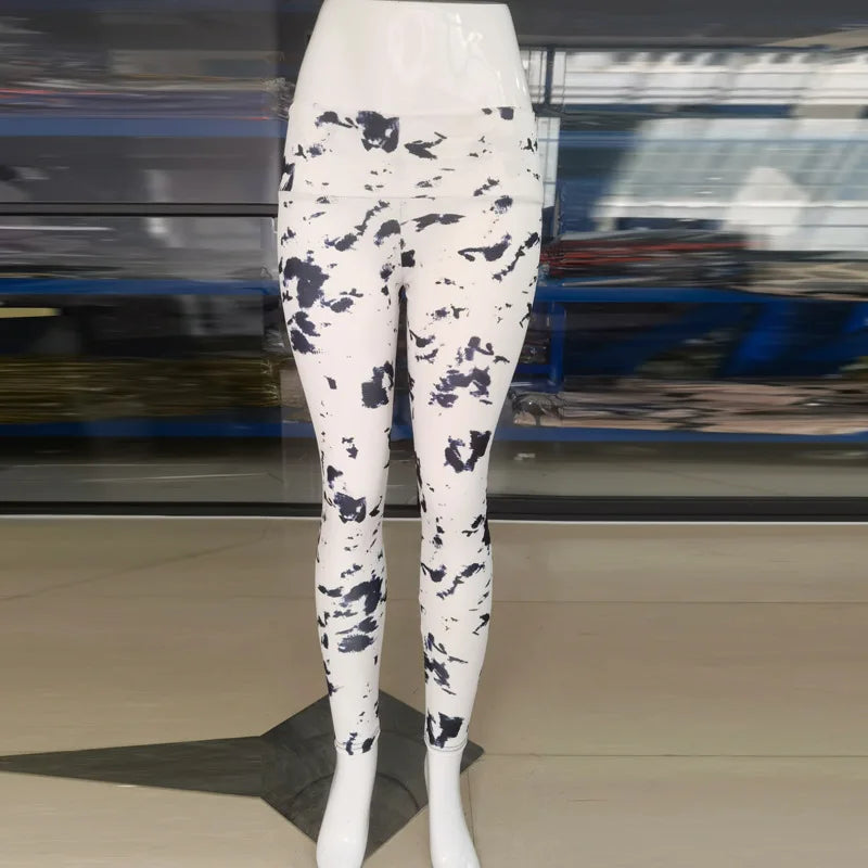 High Waist Bowknot Leggings Butterfly Print Yoga Pants Bandage Tights for Women Push Up Exercise Fitness Workout Legging