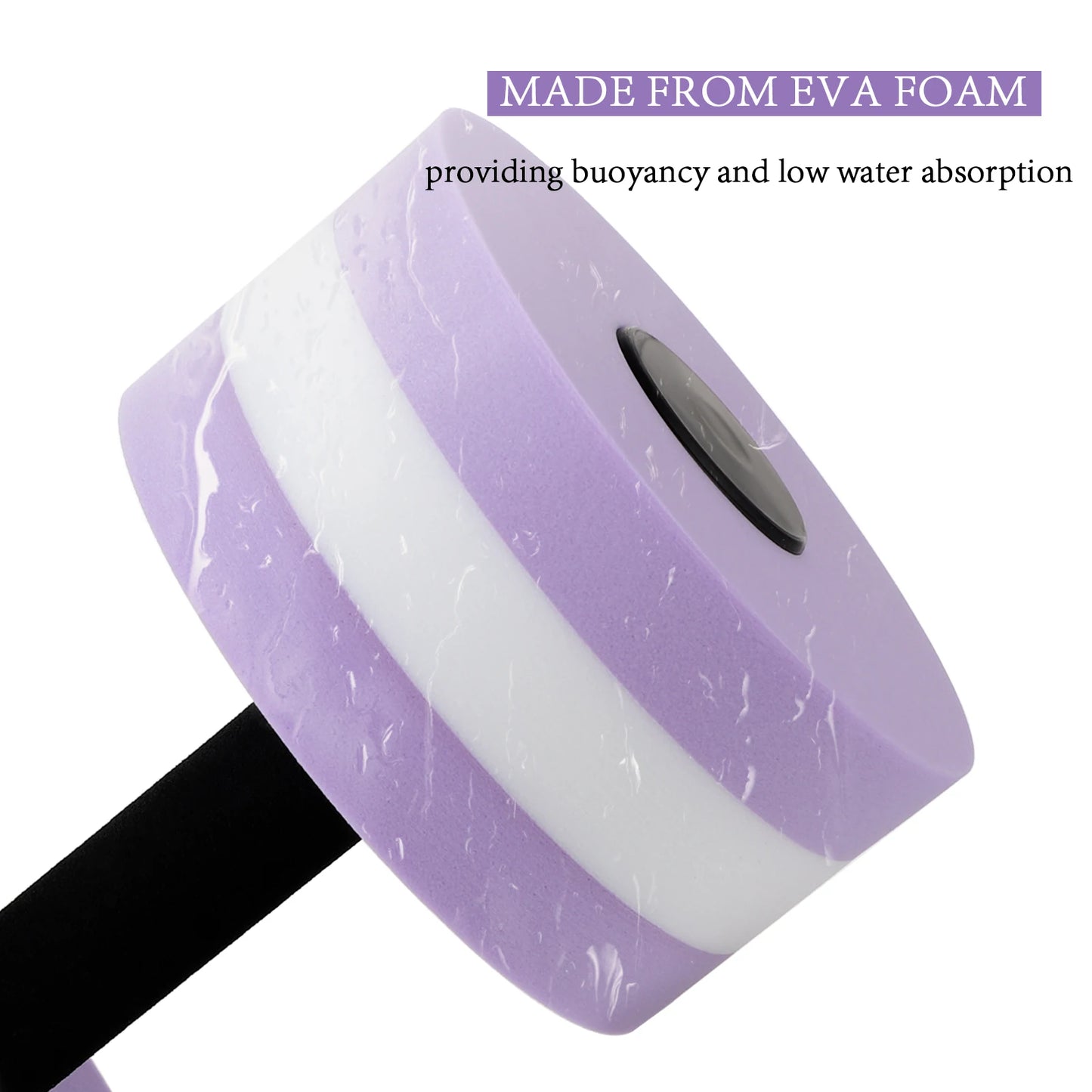 Aquatic Dumbells 2pcs Water Aerobic Exercise Dumbbell Pool Resistance Water Aqua Fitness Barbells Hand Bar Exercises Equipment