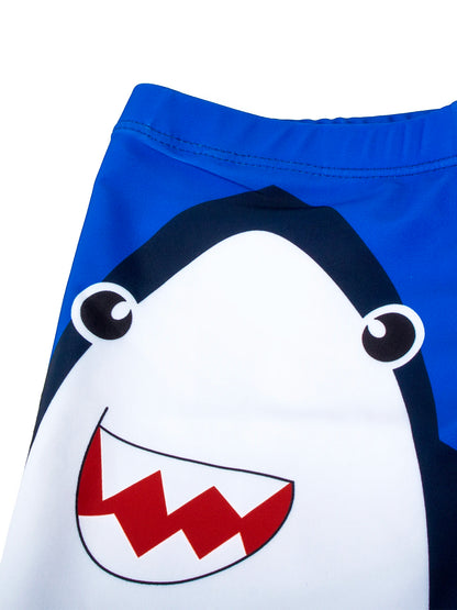 Boys Swim Trunks Cartoon Shark Dinosaur Crocodile Swimwear Kids Beach Shorts