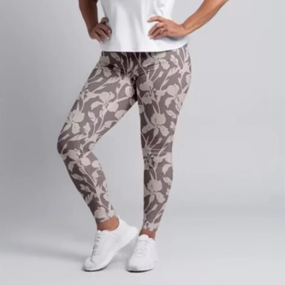 Women High Waist Elastic Pants Fashion High Waist 3D Print Fitness Yoga Gym Leggings