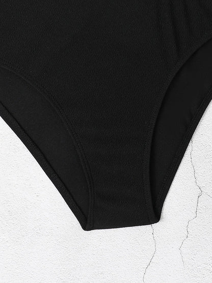 One Shoulder Swimsuit Women One Piece Hollow Out Swimwear Female Bodysuit Bathing Swimming Suit Bathers Beachwear