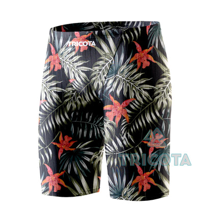 Swim Boxer Summer Men Swimwear Durable Athletic Training Swim Shorts Beach Trunks Breathable Jammer Swimming Trunks Tight Surfing Shorts