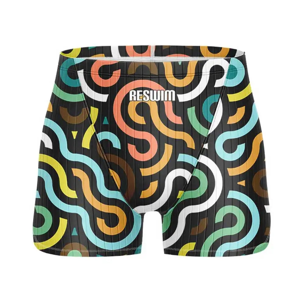 Men's Printed Swim Jammer Shorts