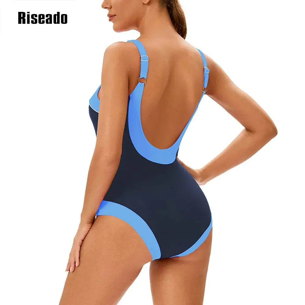 Swimwear Athletic One Piece Swimsuit - U Back for Training, Sports, and Fitness