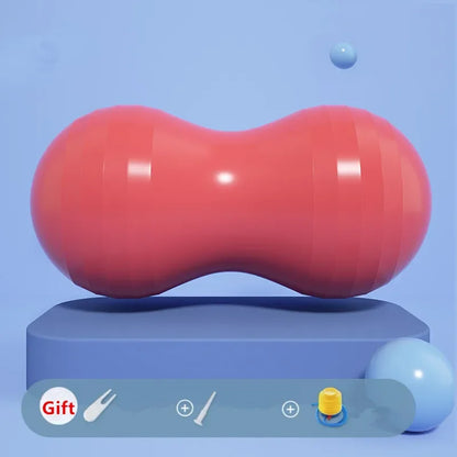 Peanut Ball Yoga Pilates Ball Anti Burst Physio Therapy Exercise Ball For Balance Labor Birthing Home Weight-Bearing 200kg