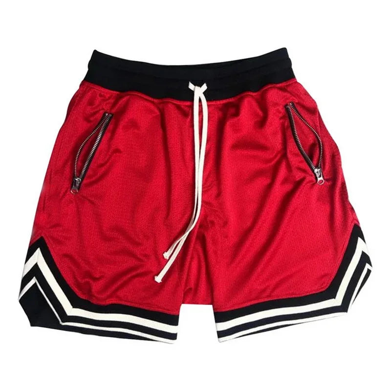 Men's Sports Basketball Shorts Mesh Quick Dry Fitness Joggers Casual Breathable Male Sportswear Summer Gym Shorts Men Pants