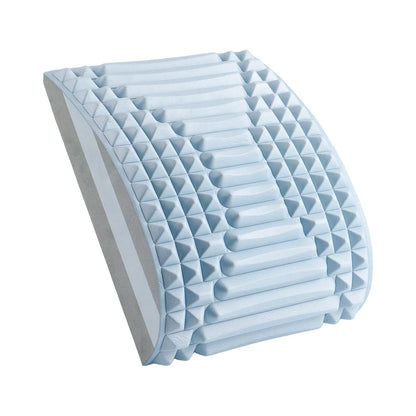 Lumbar device for physical stretching and massage relaxation of waist and back, yoga spine corrector for back opening pillow.