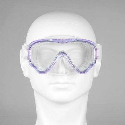 Professional Big Frame Kids Swimming Goggles with Nose Cover Anti Fog Wide View Swimming Gear for Boys Girls Children Glasses