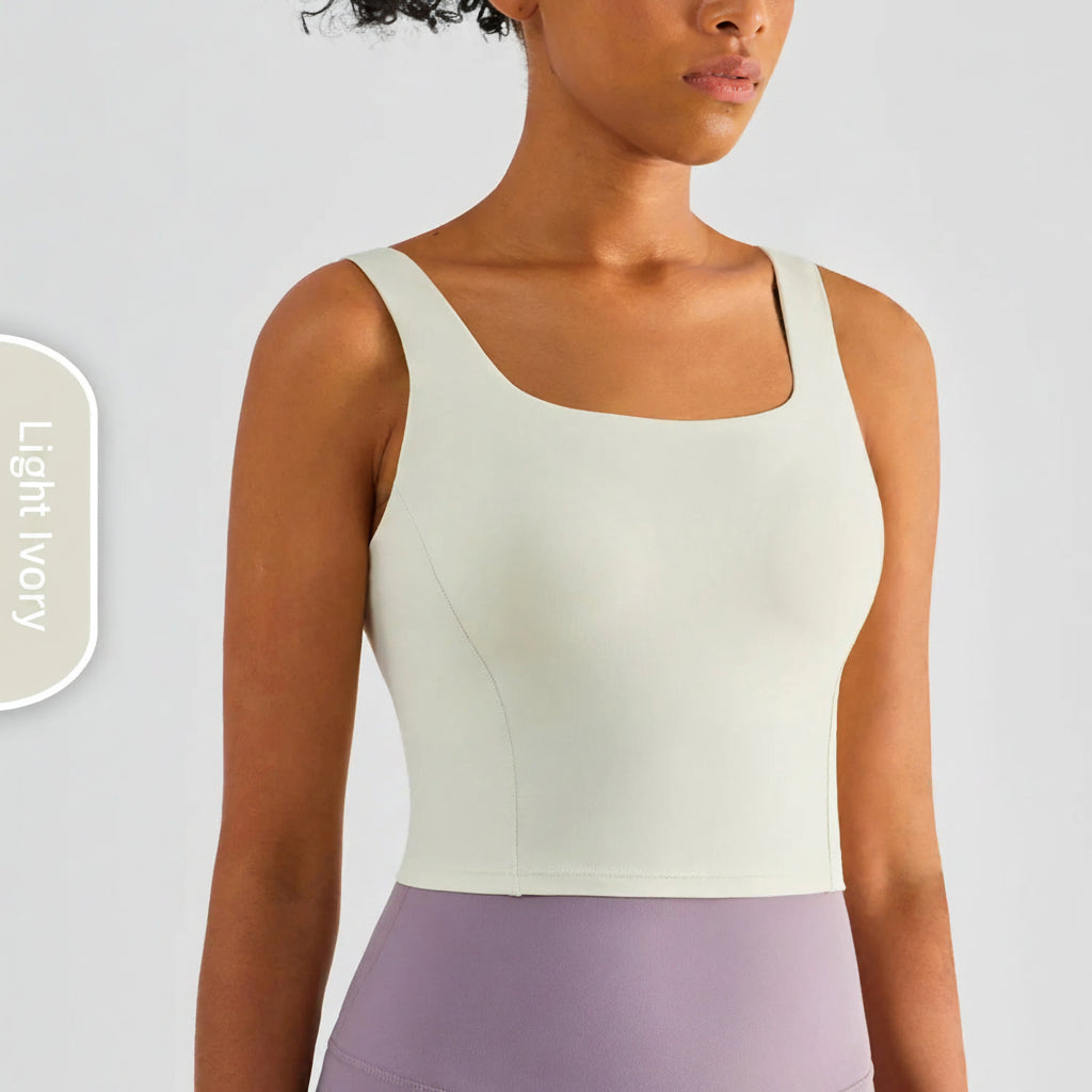 Women Shock-proof Sports Bra Running Breathable Fix-cup Yoga Vest Gym Clothing Fitness Bra