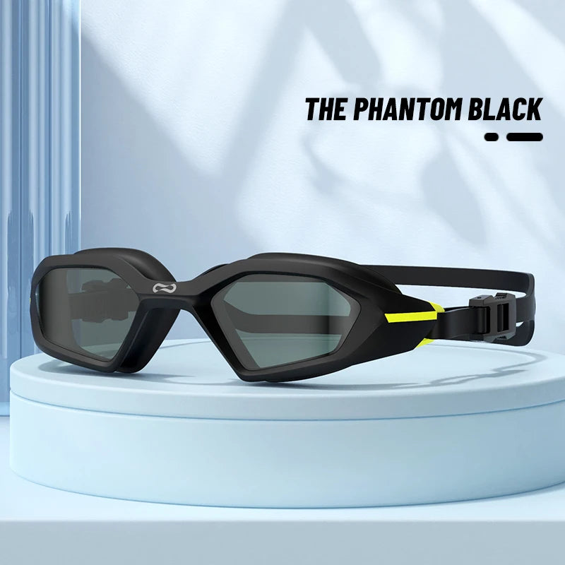 COPOZZ Men Professional Swimming Goggles Electroplate Swim Glasses Anti Fog UV Protection  Adjustable Adult Swim Eyewear Women
