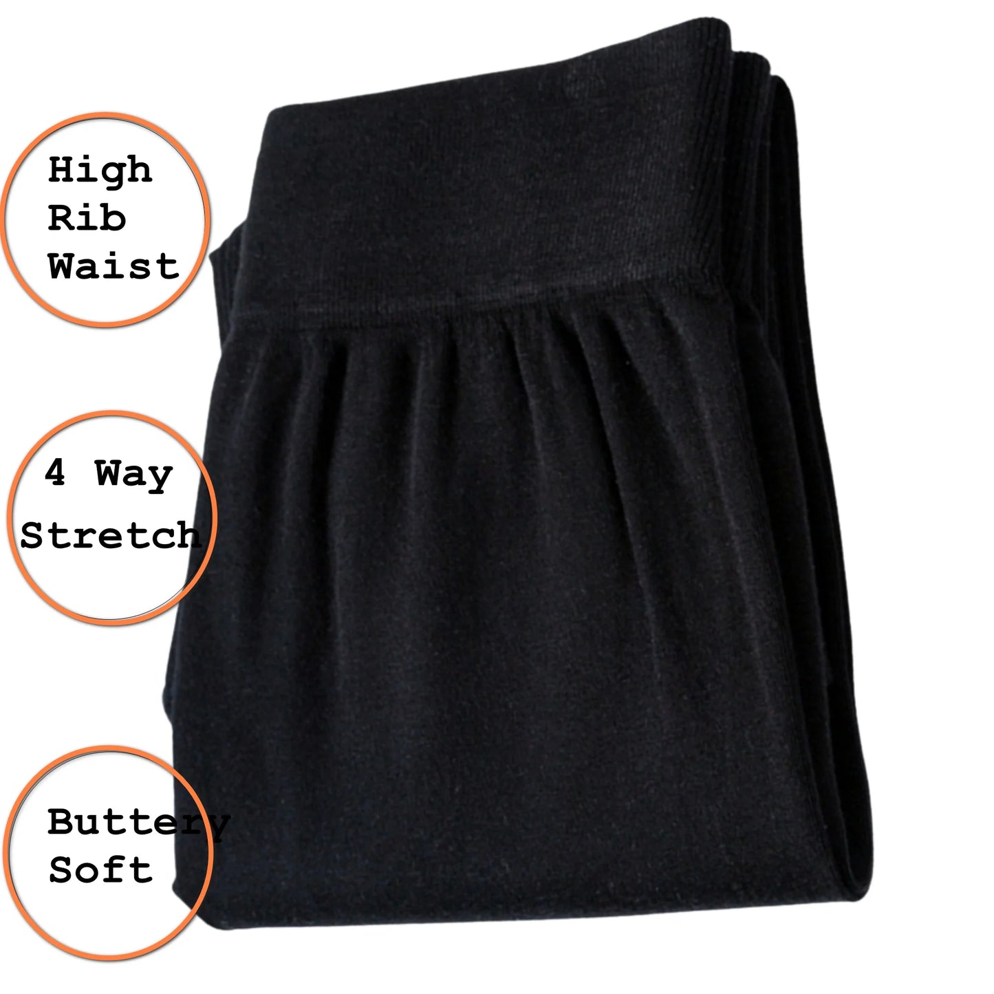 Fleece Lined Plus Size Leggings Thick  for Women - Stretchy & Thick Warm & Comfy - Full Length - Buttery Smooth Soft