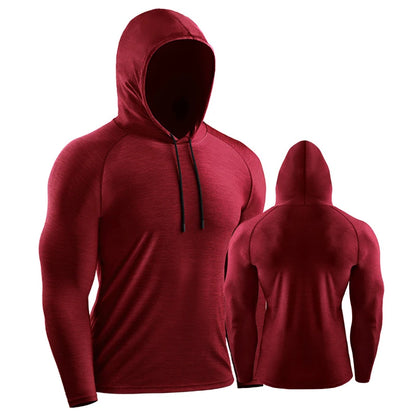 Bodybuilding Muscle Hoodie Men Sportswear Training Jacket Gym Fitness Workout Pullover Athletic Tracksuit Running Hoodie Men