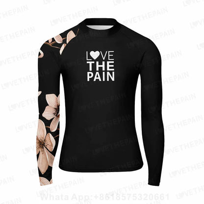 Men Long Sleeve Surfing Rash Guard Summer Surf Clothes T-shirt Swimwear Swim Beach Uv Swimming Diving Suit Rashguard Camiseta