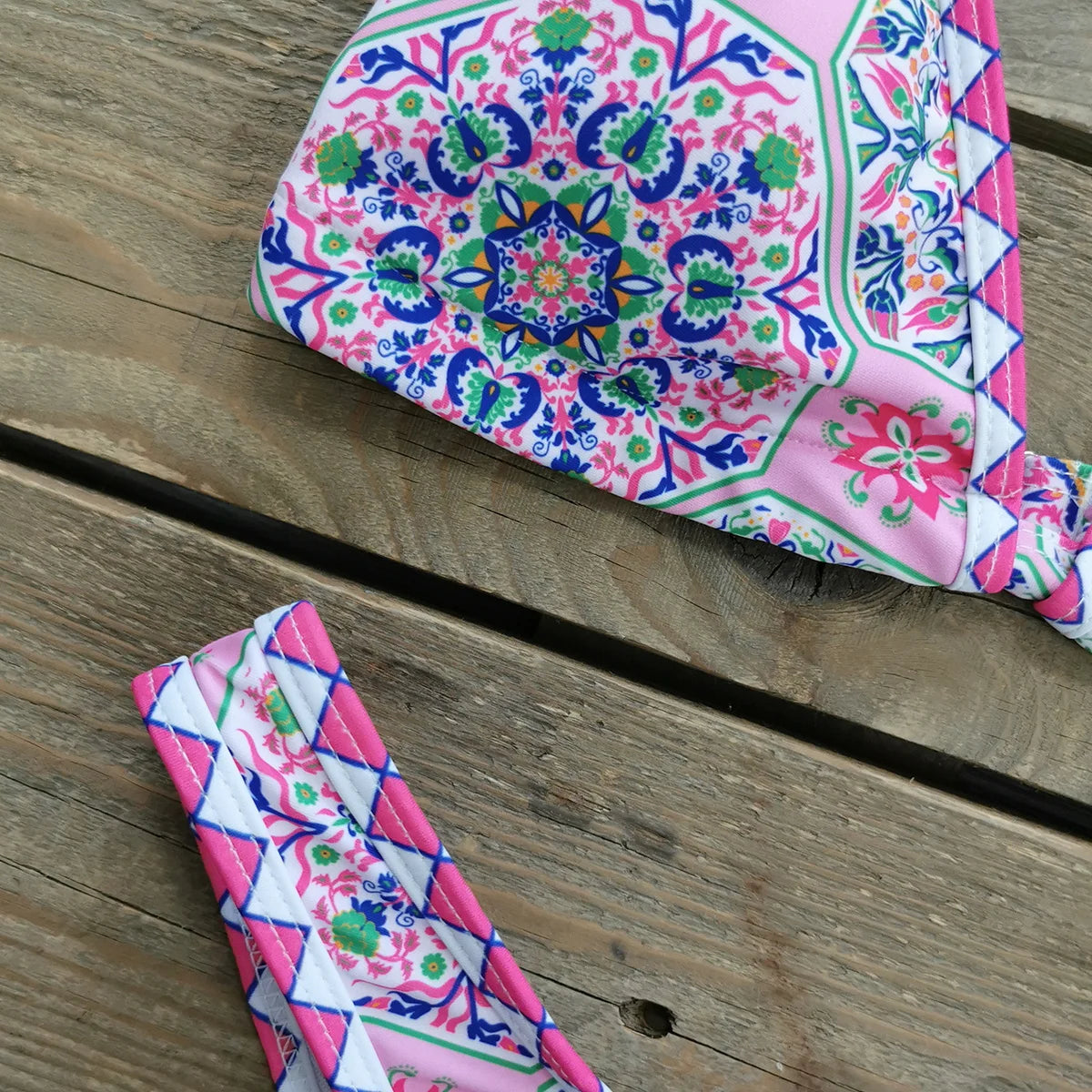 Brazilian Bikini Set Women Print Biquini Female Cut Bikinis Swimwear Push Up Swimsuit Bath Suit