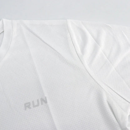 Mens Short Sleeve Sport t Shirt Quick Dry Running t-Shirt Breathable Fitness Shirt Top Ice Silk Gym Football Jerseys Man Clothes