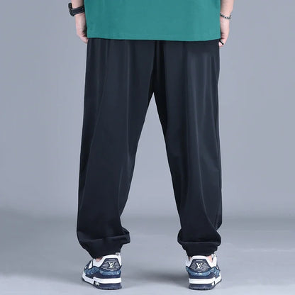 7xl 8xl 9xl Men's Jogging Pants Plus Size Summer Sports Pants High Elasticity Quick-drying Gym Running Sports Pants