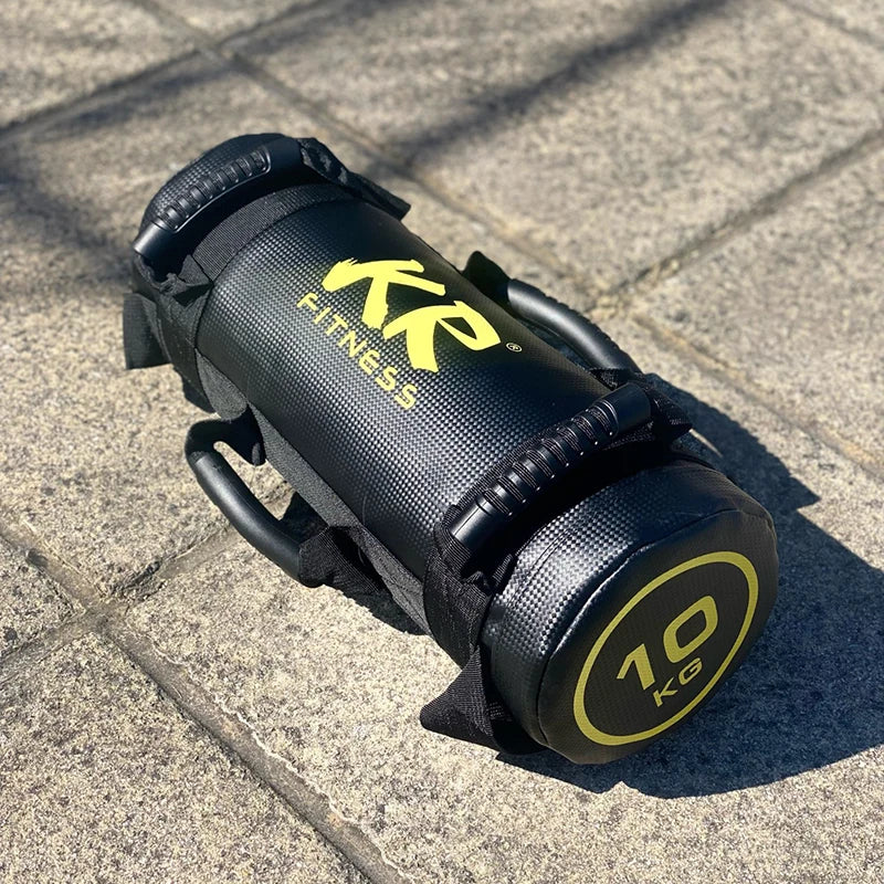 Fitness Sandbag Adjustable Weighted Power Training Heavy Duty Gym Bag Core Strength Exercise Balance Control Workout 6 Handles