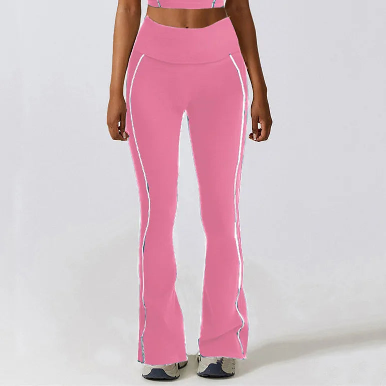 Flare Leggings Yoga Pants Women High Waist Wide Leg Pants Women Gym Workout Fitness Sports Flared Pant Dance Trousers