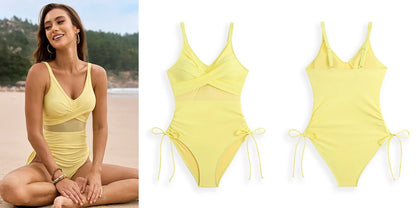 One Piece Large Swimsuits Closed Women's Plus Size Swimwear Push Up Female BodySuits Swimming Bathing Suits For Pool Beach