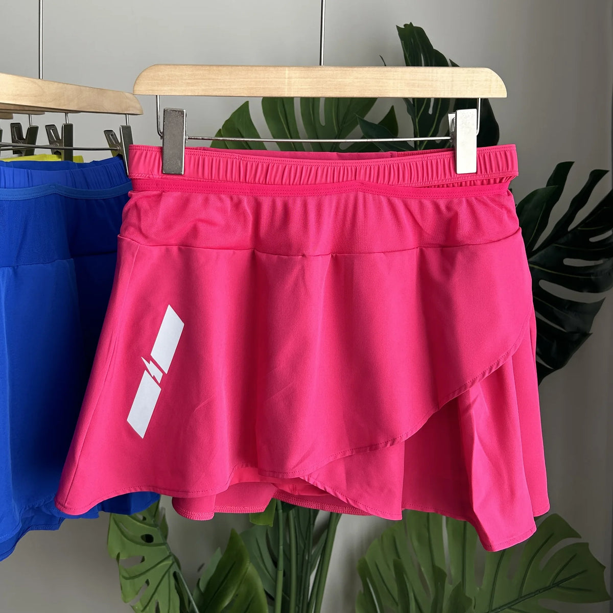 6-Pocket Women Tennis Sports Skort Quick Dry Running Skirt with Mesh Pouch & Built-in Shorts for Yoga Exercise Training Workout