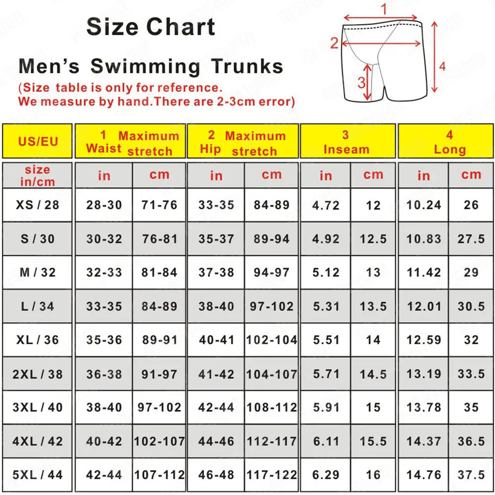 Men's Printed Swim Jammers