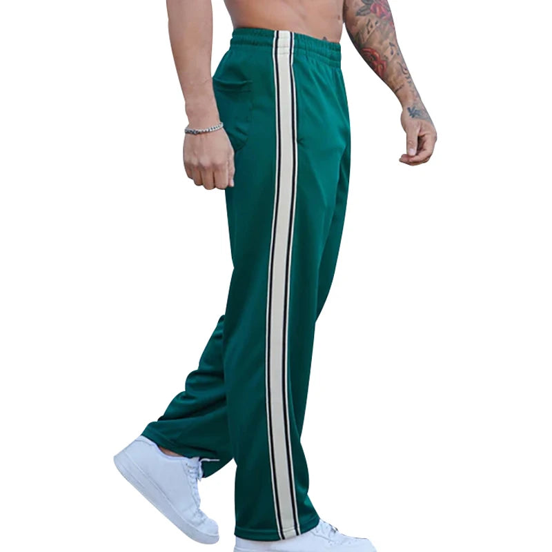 Men's Fashion Sweatpants Spring and Autumn Thin Sports Pants Casual Jogging Fitness Pants Trousers