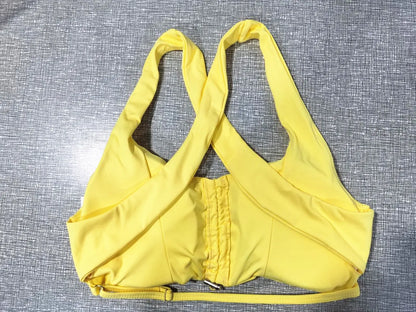 2PCS Pad Yoga Set Women Sportswear Workout Clothes Athletic Wear Gym Legging Fitness Bra Crop Top Short Sleeves Sports Suit