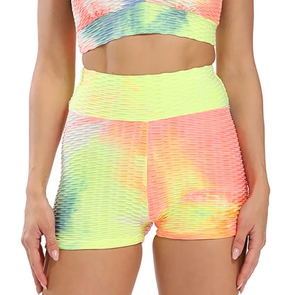 Gym Shorts Tie Dye Women Fitness Clothing Sporty Shorts Woman Leggings Workout Clothes Female Yoga Sports Shorts Sportswear