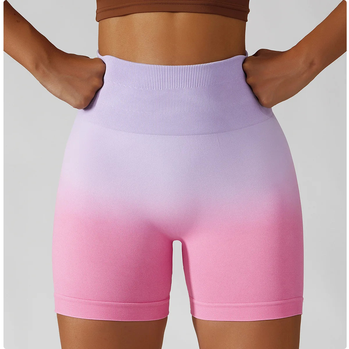 Summer Seamless High Waist Yoga Shorts Butt Lift Cycling Shorts Gym Shorts Women Pants Breathable Tie-dye Sports Leggings Women