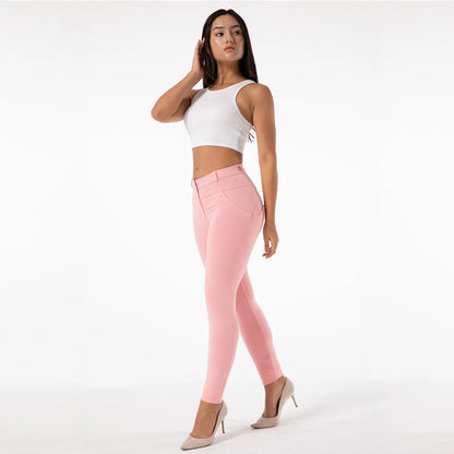 Pink Pants Sport Leggings Push Up Running Tights Fitness for Women Gym Track Pants Yoga Wear Bum Lift Leggings