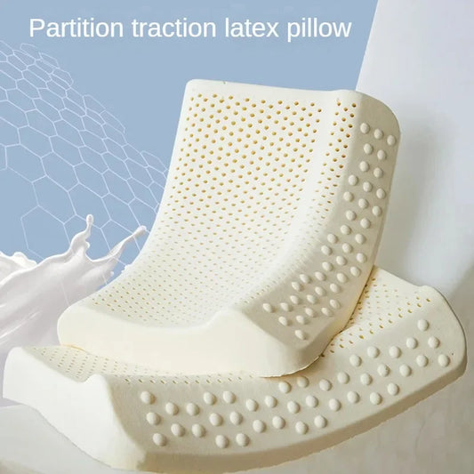 Thailand Natural Latex Pillow Removable and Washable Pillowcase Household Traction Neck Pillow