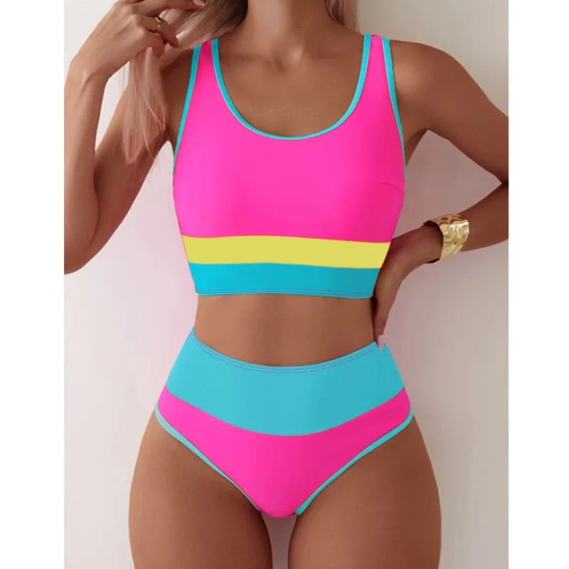 High Waist Bikinis Women Swimwear Female Swimsuit For Swim Wear Bathing Suits Bikini Set Beachwear Pool Bather