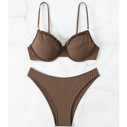 Summer Bikinis Female Swimsuits Women Swimwear Push Up Swim Wear Bathing Suits Girls Brazilian Bikini Set Beach Pool Bather