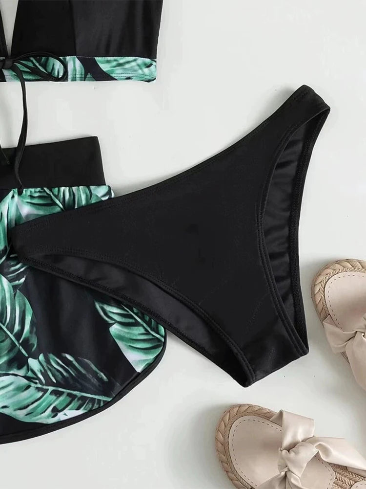 Summer Print Swimsuits Bikini Sets Female Swimwear Sports Beach Wear Two piece Bathing Suit Girls Pool Women Swimming Suit