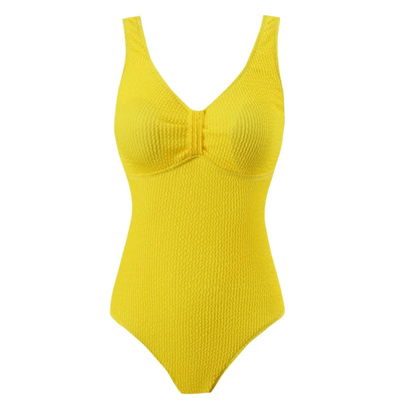 11 Colors One Piece Swimsuits Closed Women's Swimwear Push Up For Swimming Wear Body Bathing Suits Beachwear Pool Bather