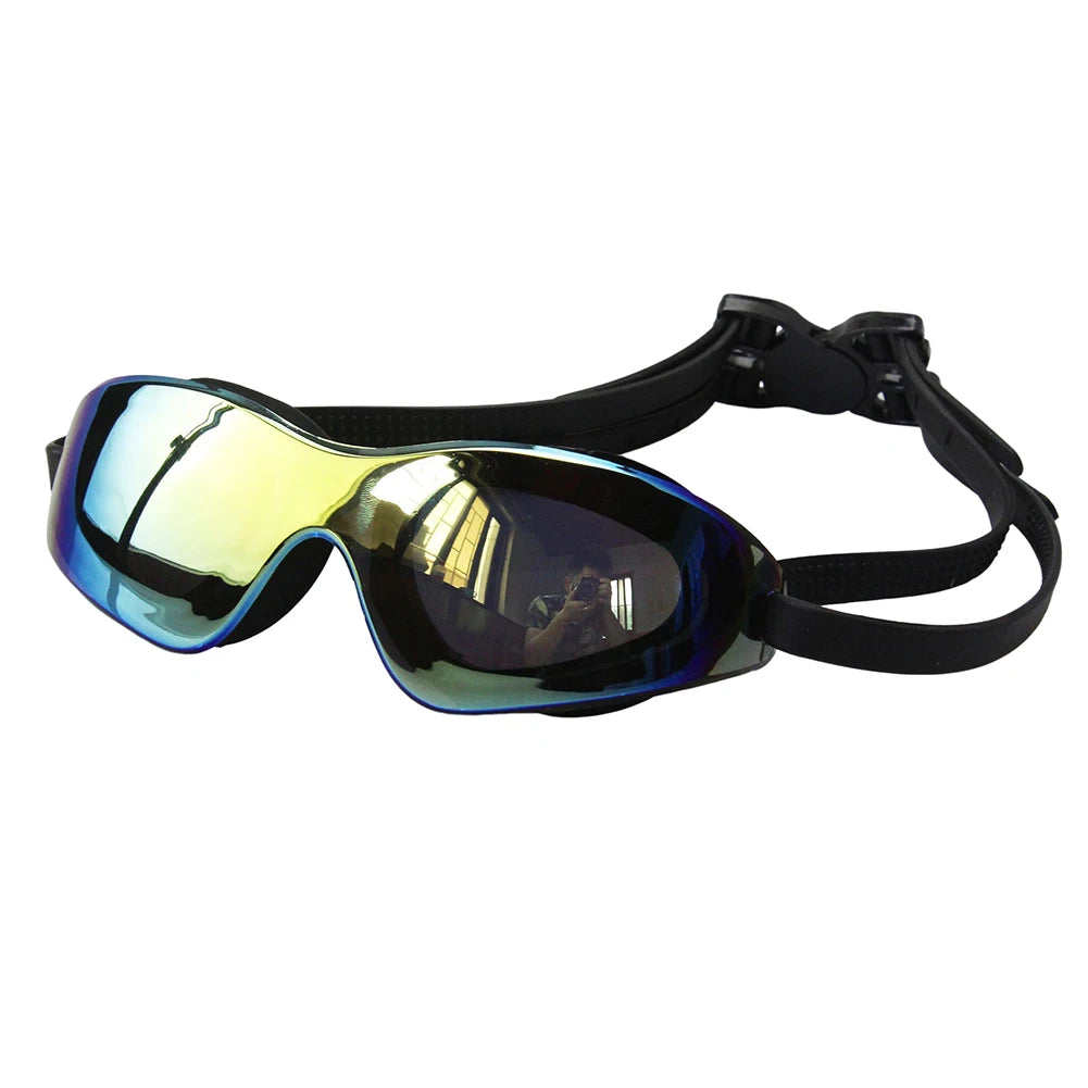 Fashion Swim Goggles With Adjustable Buckle Anti-Fog Clear Lens Fitting Eye Goggles For Women Men Unisex  Swimming Goggles
