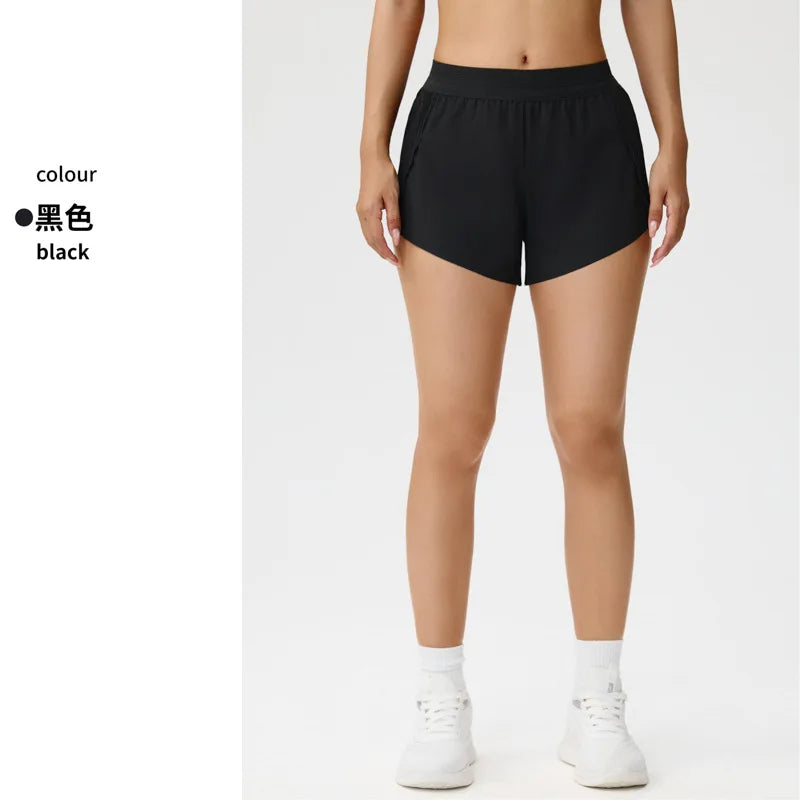 Sporty Yoga Short Skirt Running Casual Inner Lined Golf Tennis Skirt Sport Yoga Shorts Quick Dry 90% Nylon 10% Spandex Ladies