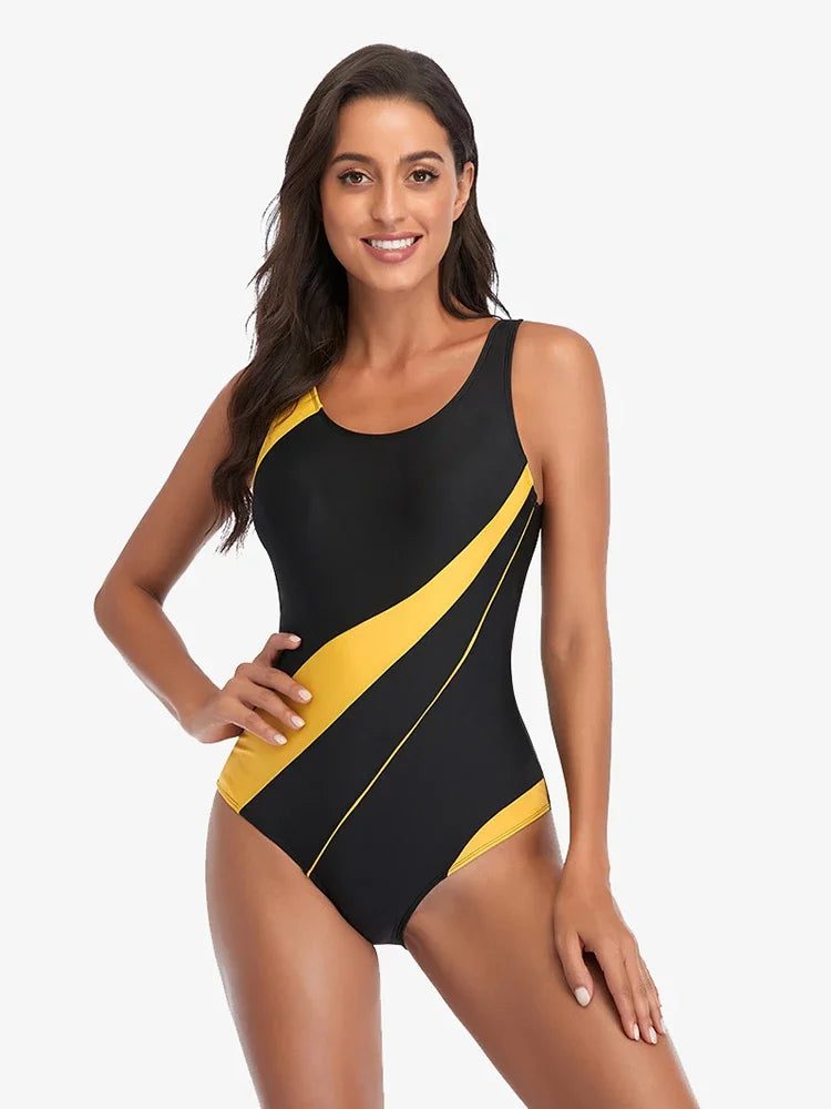 Riseado Racerback Swimwear Women Athletic One Piece Swimsuit Woman's Bodysuit Bathing Suit Competitive Beachwear