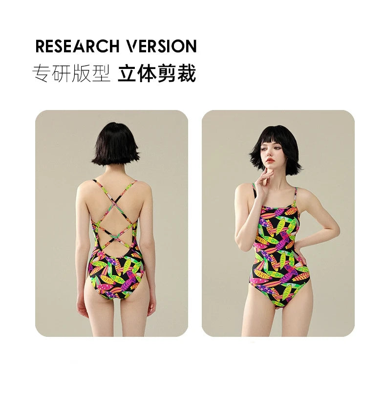 Multicolours Bunny Bum Women Swimwear One Piece Professional Swimsuits