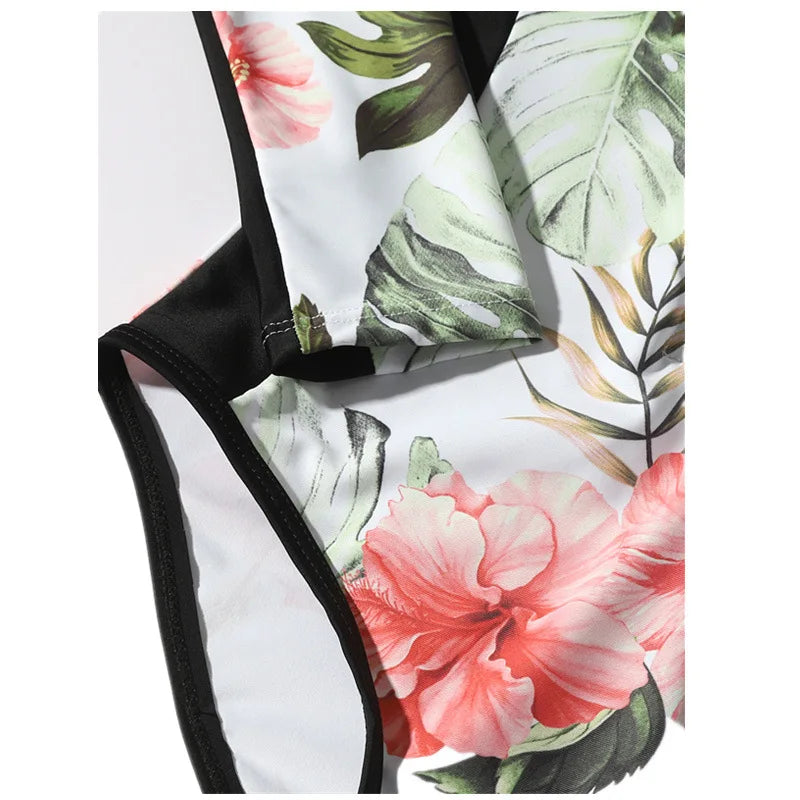 Print Girls One Piece Swimsuit 8-12 Year Kids Swim Suit Teenage Children's Swimwear Long Sleeve Surfing Bathing Suits Beach