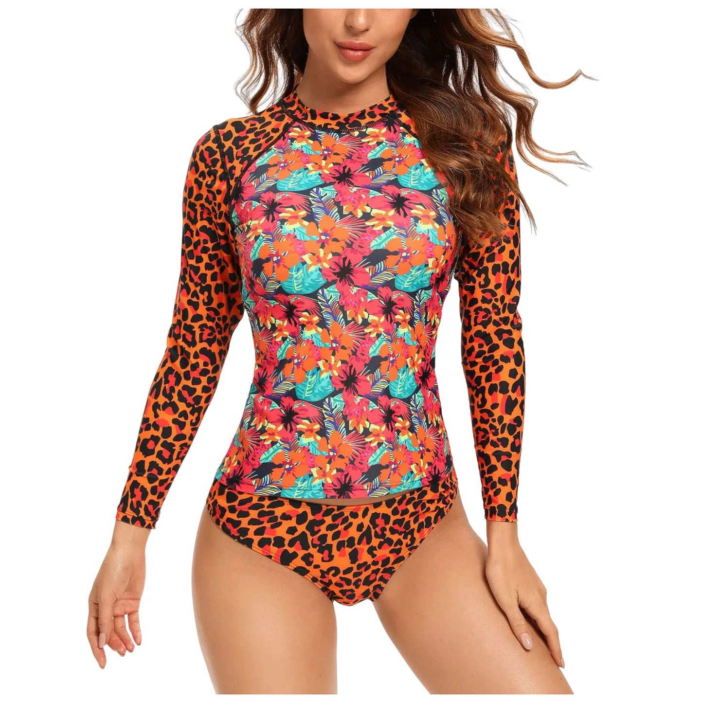 Split Swimsuit Women Bikini Female Beach Swimming Suits Tankini Two Piece Set Swimwear Summer Bathing Suit Beachwear