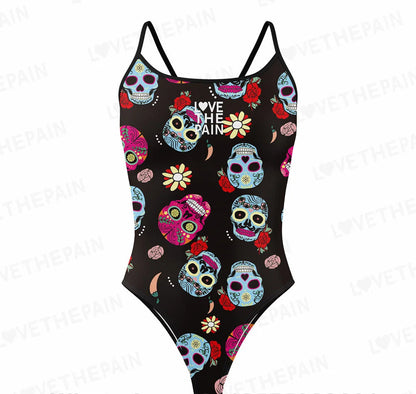 Love The Pain Women Swimsuit One-piece Comfortable Suit Functional Training Swimwear Pro Triathlon Beach Bathing Suit