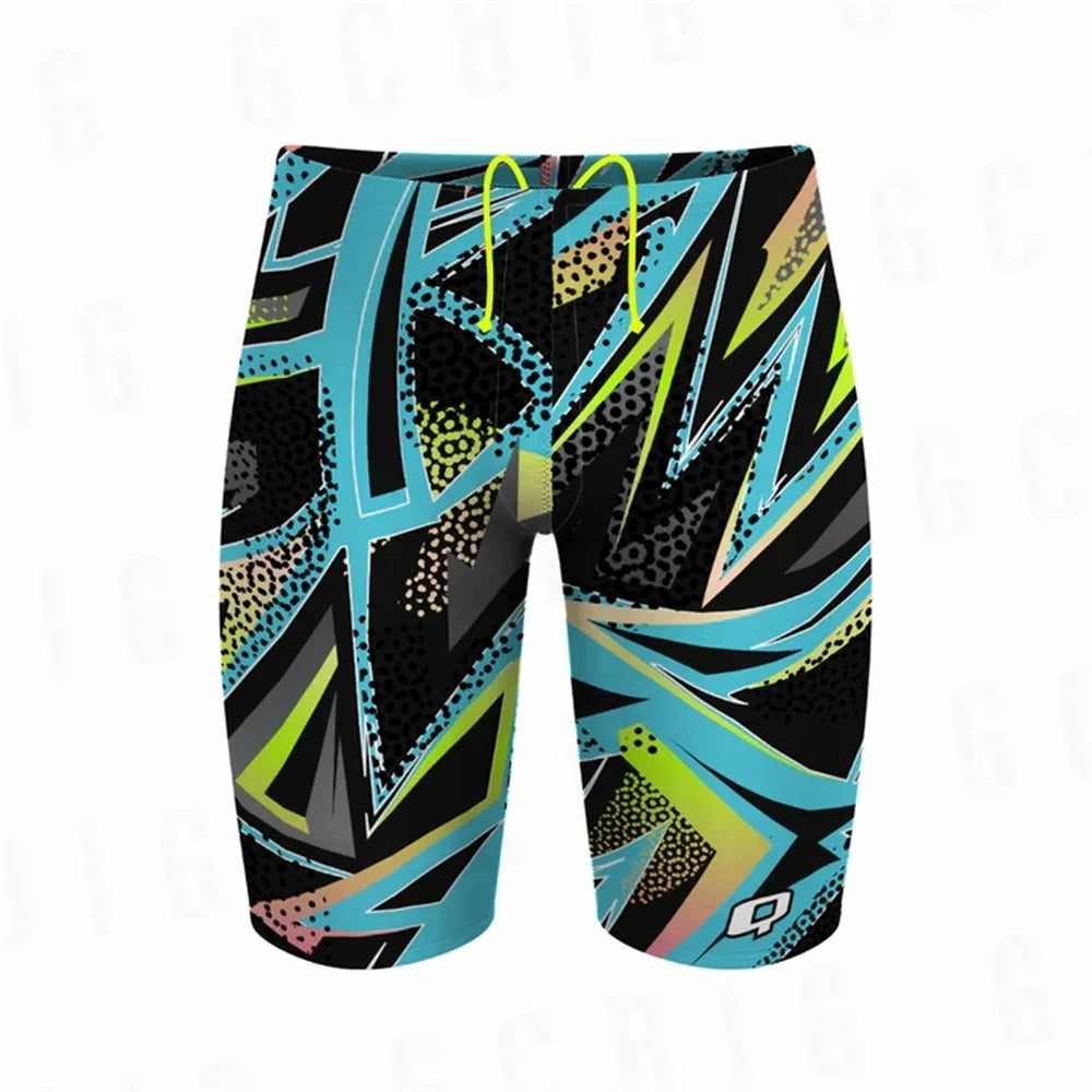 Brazil Men Beach Swimming Summer Jammers Swim Endurance Athletic Training Swimsuit Trunks For Swimwear Jammer Tight Surf Shorts