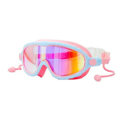 Kids Swimming Goggles for Boys & Girls (3-15 Years) - Big Frame HD View, Anti-Fog, No-Leak, Comfortable Silicone Swim Goggles