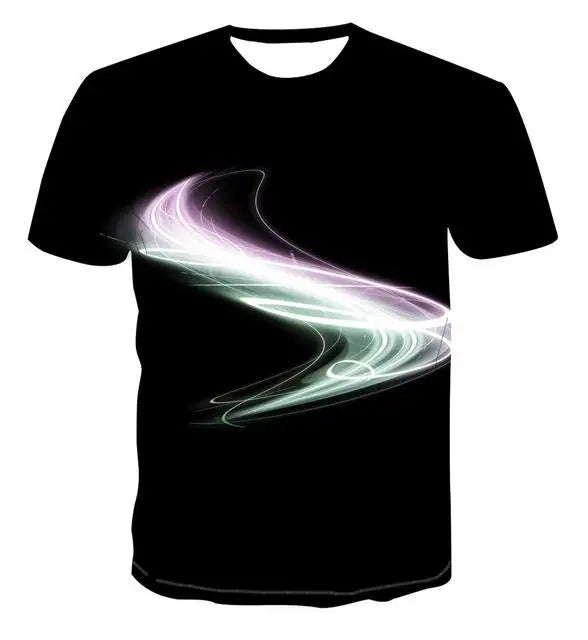 Men's 3d T-shirt Casual Short-sleeved O-neck Fashion Funny Printing T-shirt Men and Women T-shirt High-quality