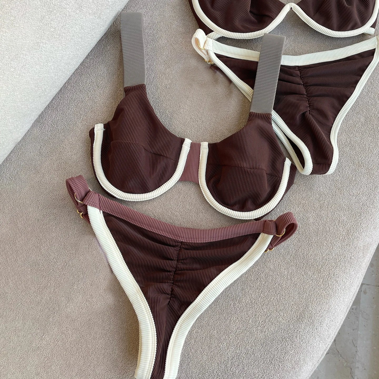 Push Up Bikinis Swimsuit Women Swimwear Micro Bikini Set Low Waisted Swim Suit Patchwork Beachwear Brazilian Biquini Female