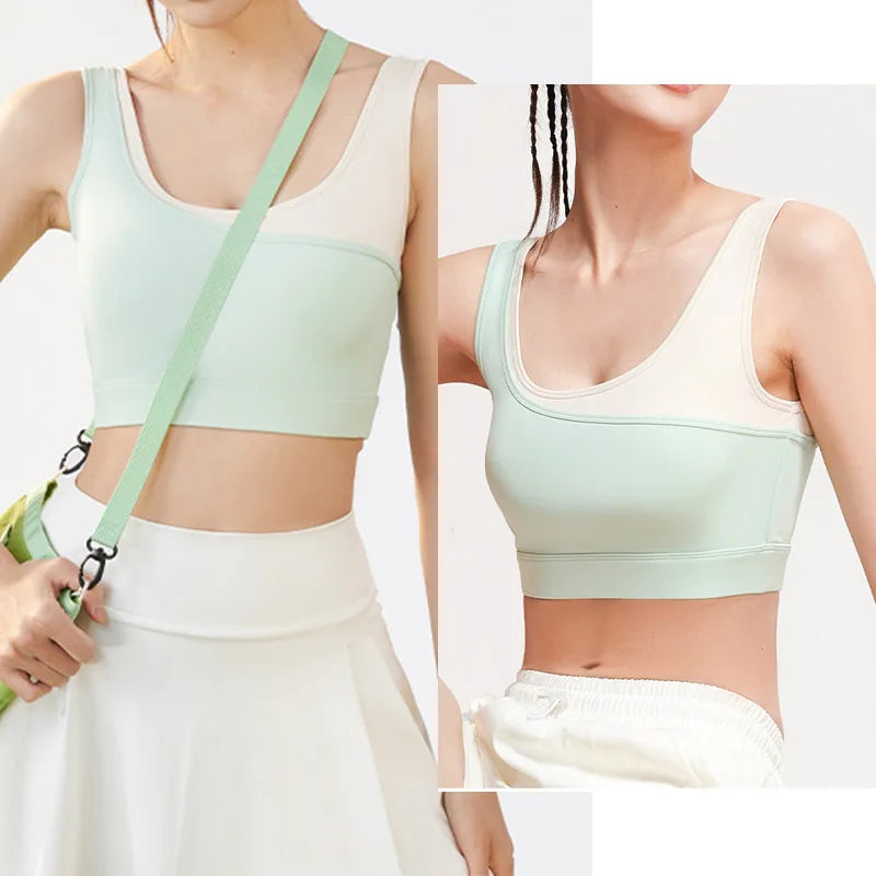 Yoga Bra Yoga Crop Top Gym Sports Fitness Vest Running Crops Workout Bras Active Wearing Yoga Clothing Sportswear