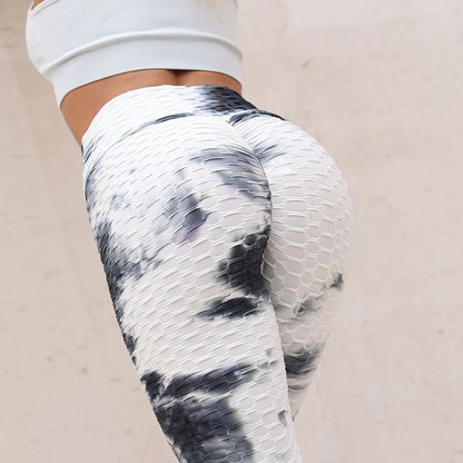 Women's Seamless Leggings High Waist Scrunch Butt Lifting Elastic Leggings Seamless Screen Print Gym Yoga Pants