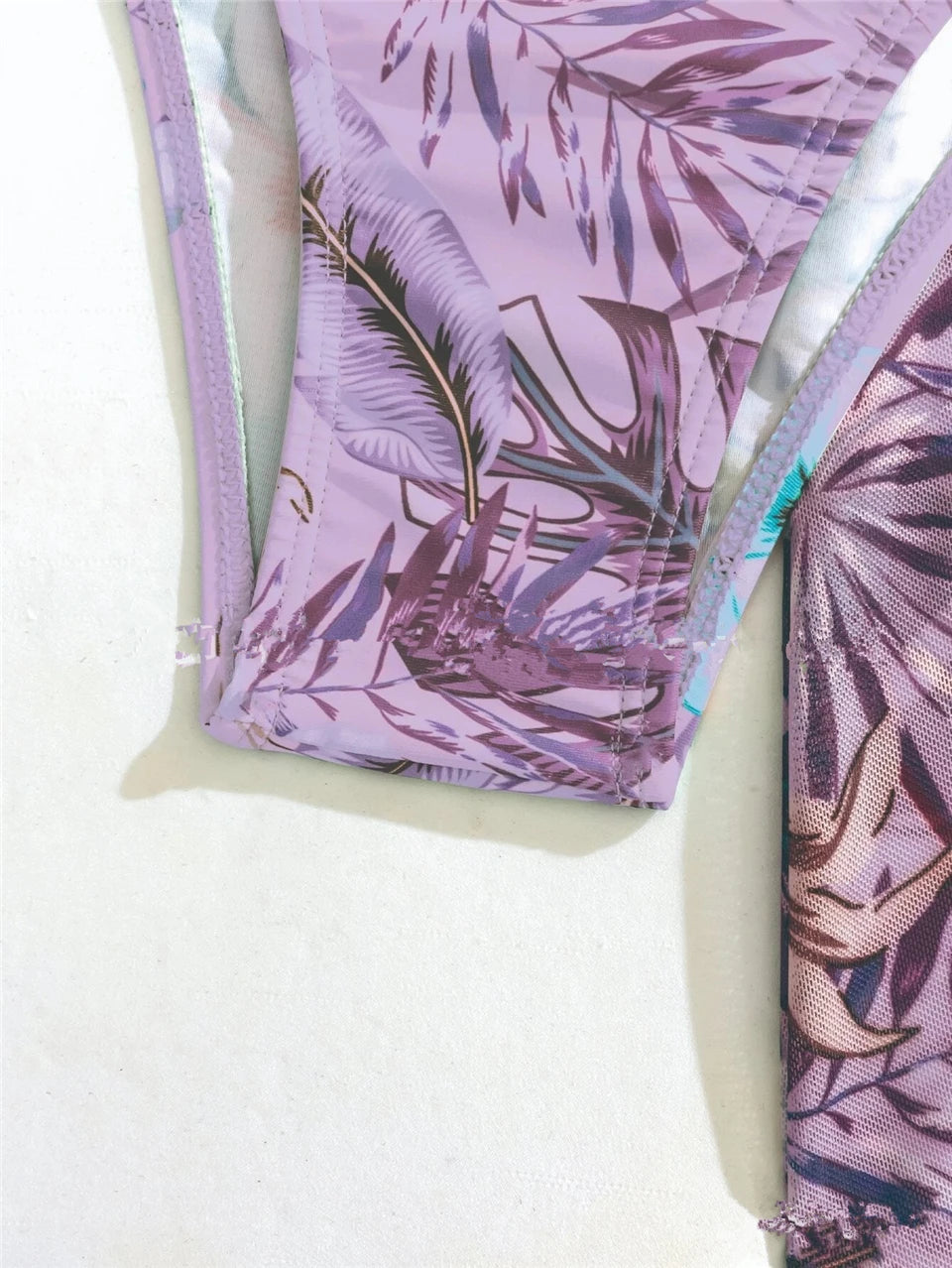 3 Pieces High Waist Bikini With Long Sleeve Kimono Swimsuit Women Print Swimwear Female Bathing Swimming Beach Suit Summer