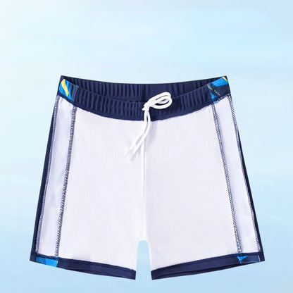 Children's Short Sleeve Swimming Suit, Two Piece Swimsuit, Boys Kids Swim Trunks, Beach Wear, Swimming, 2-14Y